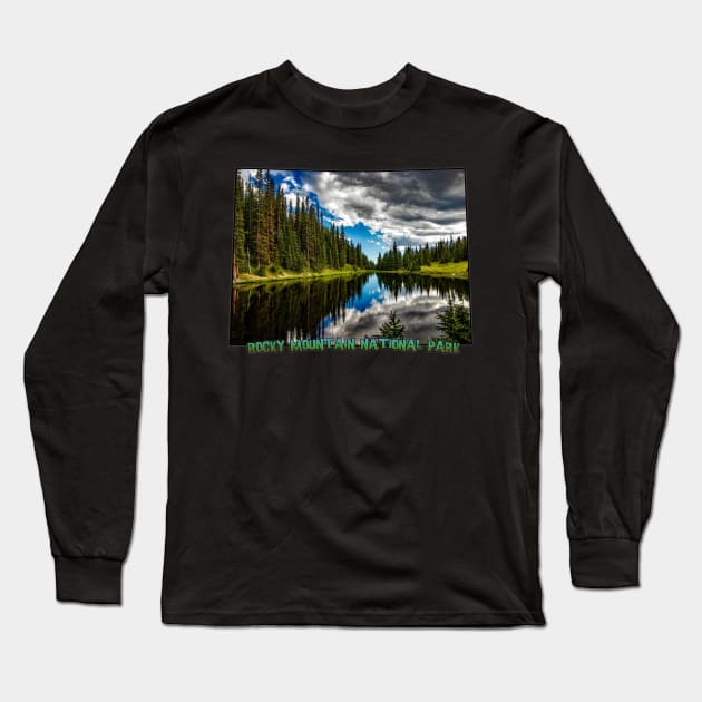 Colorado (Rocky Mountain National Park - Lake Irene) Long Sleeve T-Shirt by gorff